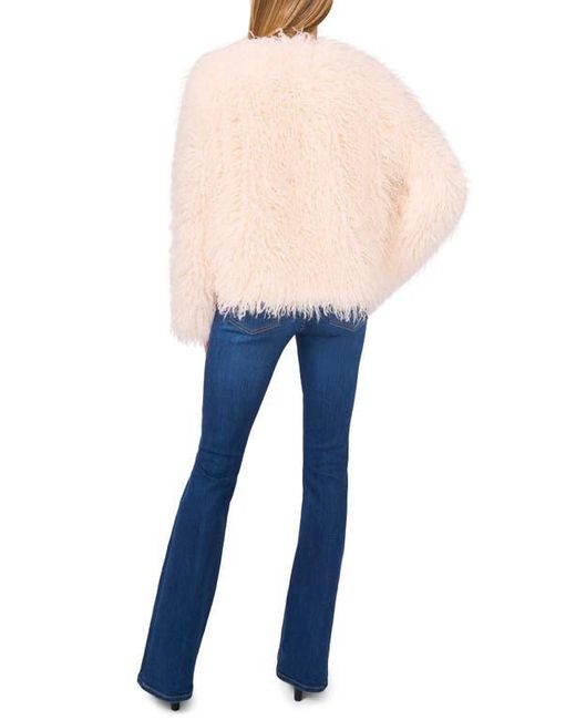 Halogen® Blue Faux Fur Jacket