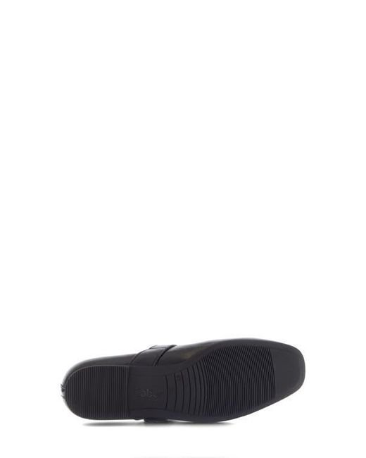 Gabor Black Leather Mary Jane Flat