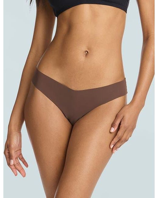 Commando Brown Classic Solid Thong 5-Pack