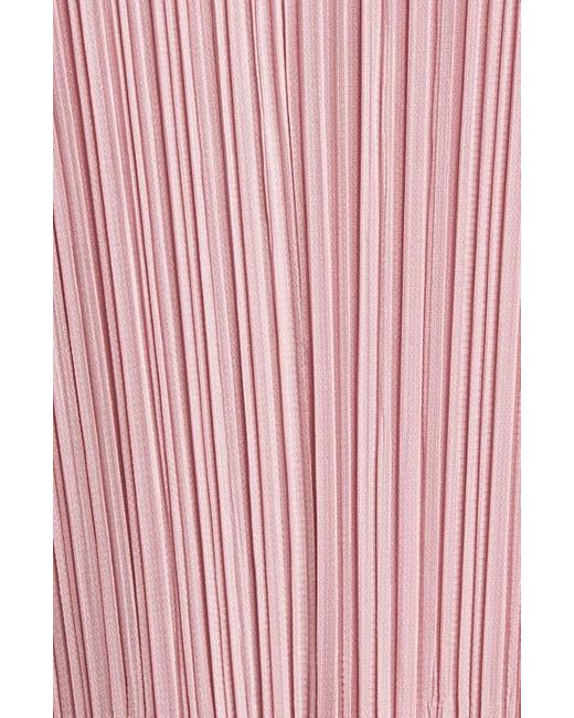 Pleats Please Issey Miyake Pink Monthly Colors September Pleated Coat