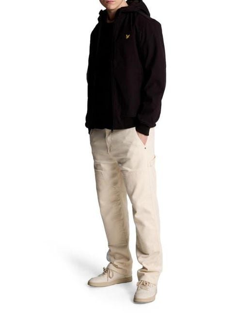 Lyle & Scott Black Mesh Lined Softshell Jacket for men
