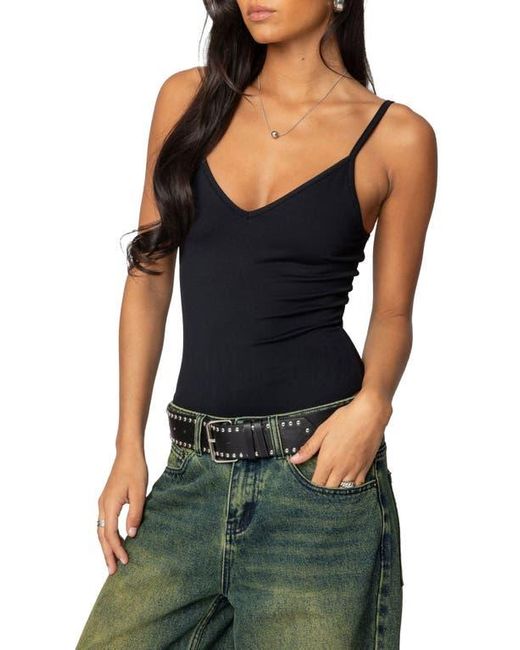 Edikted Black Teaghan Bodysuit