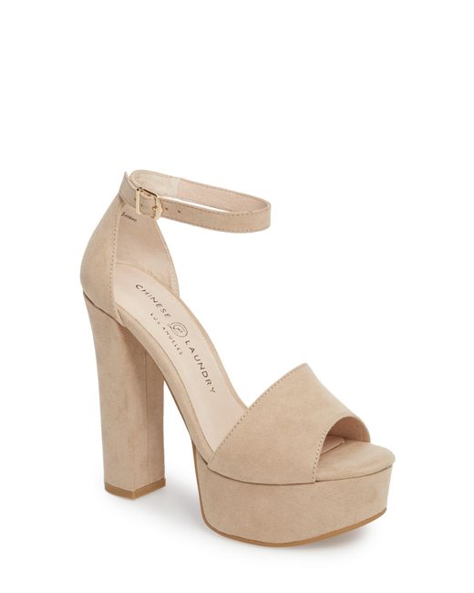 Chinese laundry avenue sales 2 platform sandal