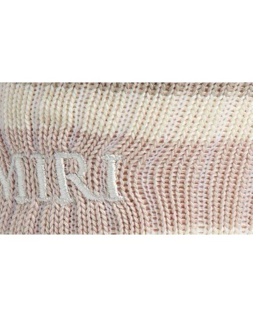 Amiri White Logo Stack Stripe Cotton Blend Socks for men