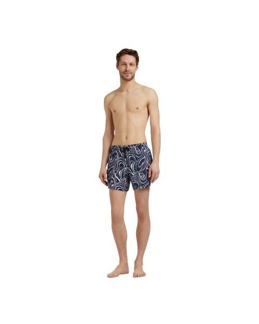 Vilebrequin Blue Stretch Short Swim Shorts Orcas for men