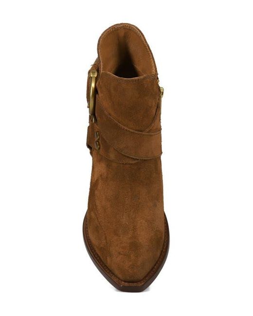 Frye Brown Sacha Harness Bootie