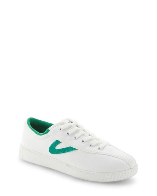 Tretorn White Nylite Plus Canvas Sneaker for men