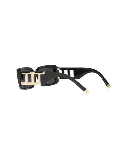 Tiffany & Co Black 62Mm Oversize Rectangular Sunglasses