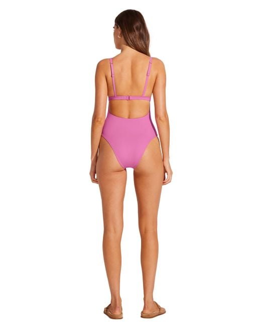 Vitamin A Pink Vitamin A Luxe Link One-piece Swimsuit