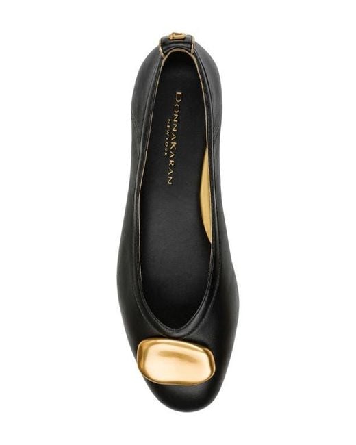 Donna Karan Green Aricela Flat