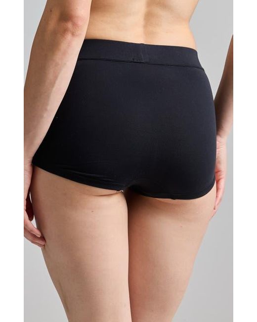 OXER Black Luxe Bold Stretch Modal Boyshorts