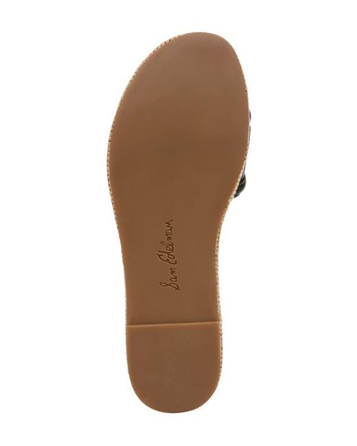 Sam Edelman Black Pauleena Platform Wedge Slide Sandal