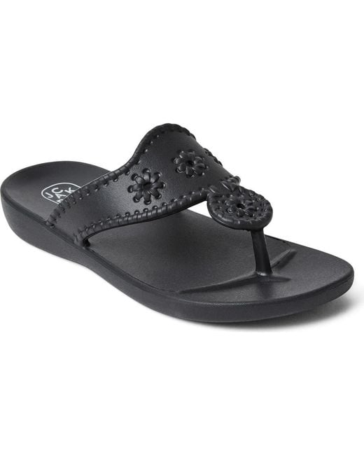 Jack Rogers Black Jacks Sandal