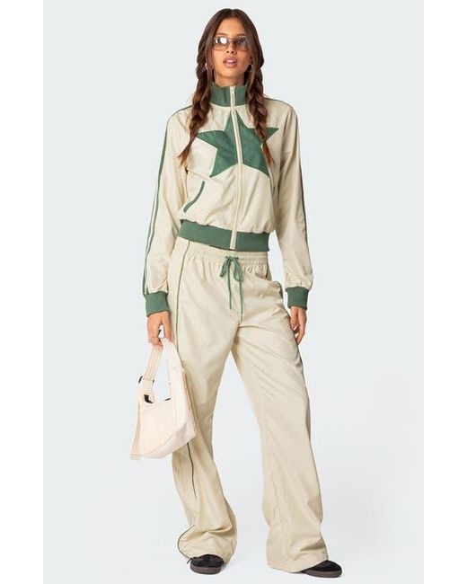 Edikted Green Superstar Track Jacket
