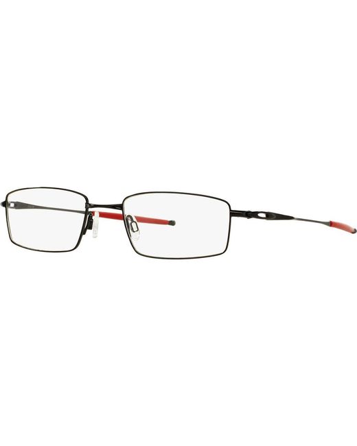 Oakley Brown 51Mm Rectangle Optical Glasses for men