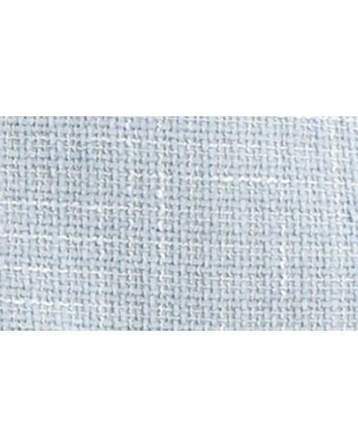 All In Favor Blue Fringe Tweed Minidress In At Nordstrom, Size Medium