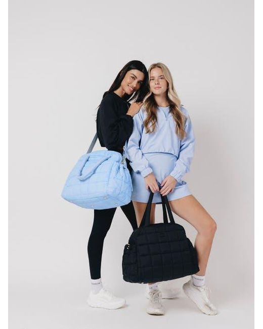 augustnoa Blue Weekender Duffle Bag
