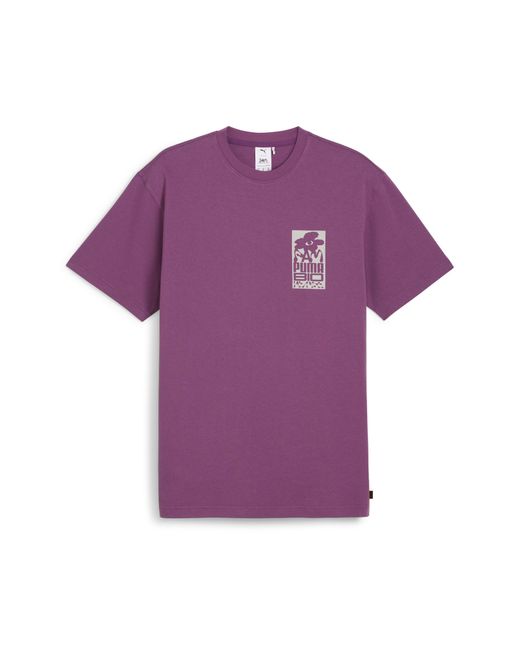 PUMA Purple X P. A.m. Graphic T-shirt for men