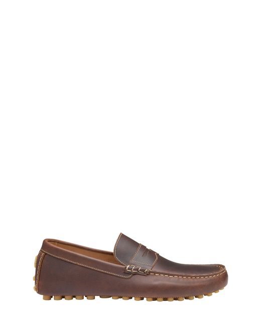 Johnston & Murphy Brown Athens Penny Driving Loafer for men