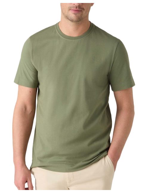 Robert Talbott Green Stretch Jersey Dean Tee for men