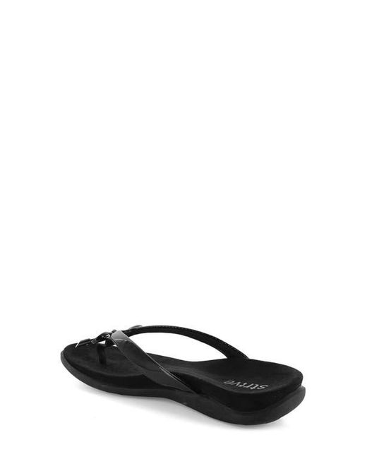 Strive Black Island Flip Flop