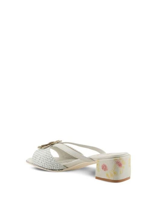 Spring Step White Europa Sandal