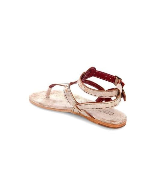 Bed Stu Pink Moon Toe-Post Sandal