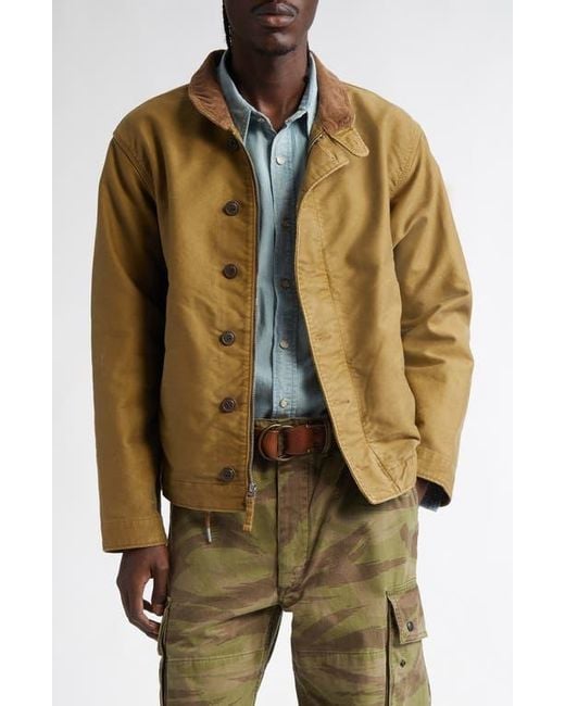 Ralph Lauren Metallic Bower Cotton Work Jacket for men