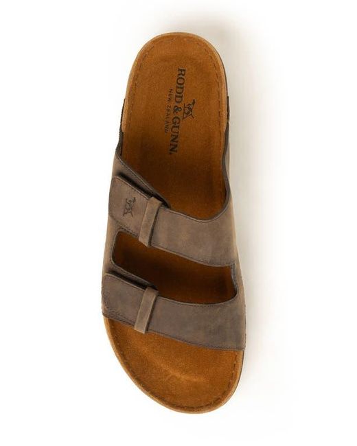 Rodd & Gunn Brown Ranfurly Slide Sandal for men