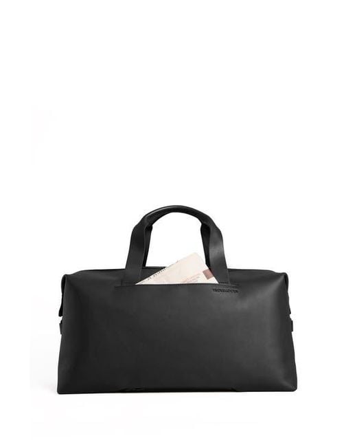 Troubadour Black Generation Leather Duffle