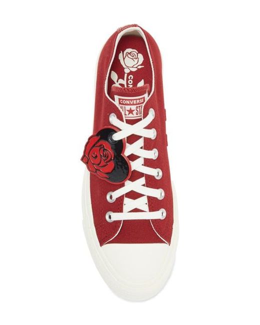 Converse Red Chuck Taylor All Star Lift Low Top Sneaker