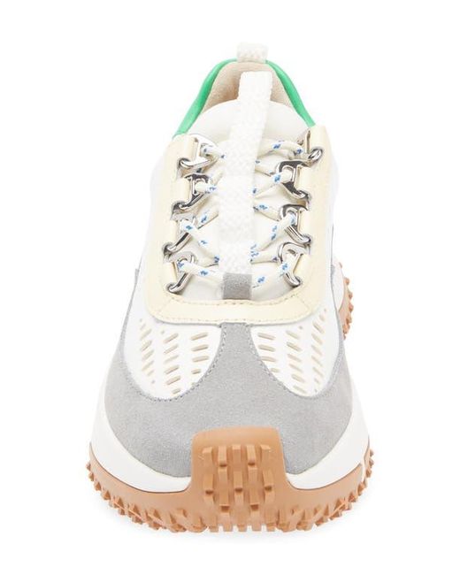 4Ccccees White Kapok Pinto Platform Sneaker