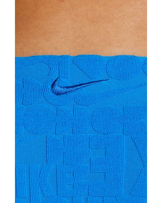 Nike Blue Retro Flow Bikini Bottoms