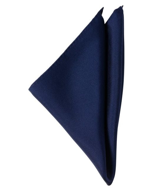 Cufflinks Inc. Blue Silk Pocket Square for men
