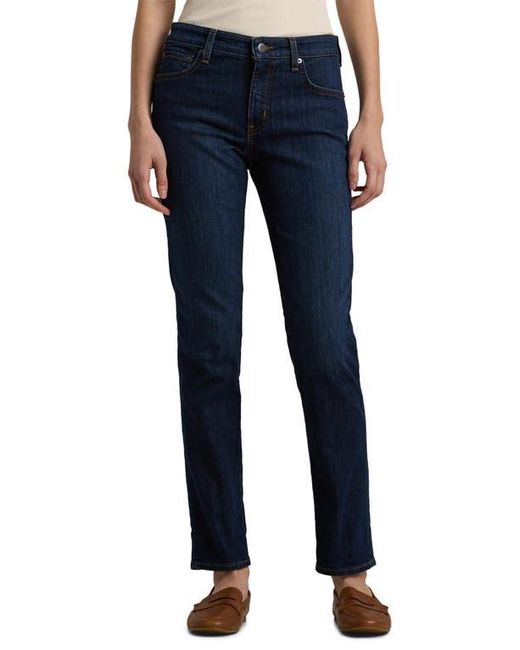 Ralph Lauren Blue Mid Rise Straight Leg Jeans