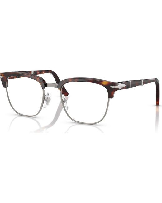Persol Multicolor 50Mm Square Optical Glasses