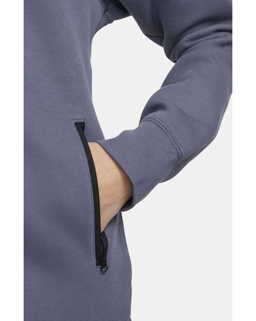 Nike Blue Sportswear Tech Fleece Windrunner Zip Hoodie