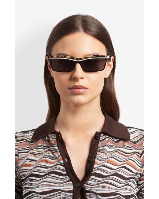 Missoni Multicolor 63Mm Oversize Rectangular Sunglasses