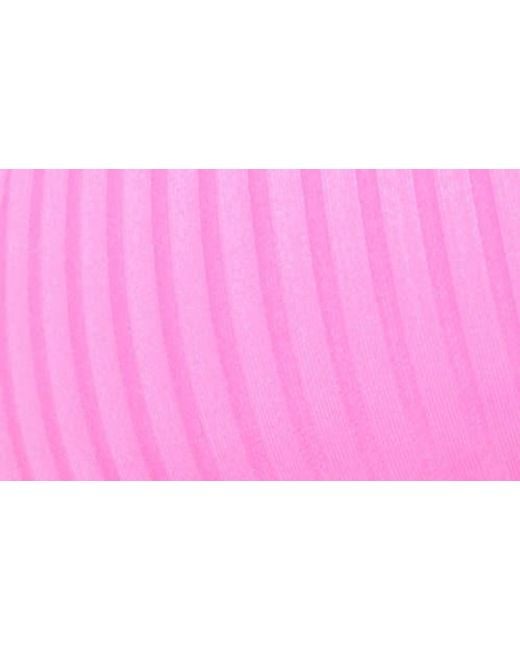 LSPACE Purple Kami Bikini Top
