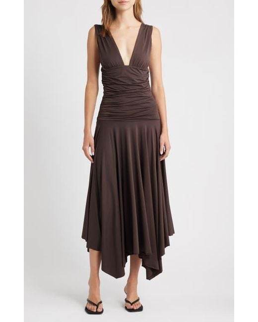 Mango Brown Myri Sleeveless Maxi Dress