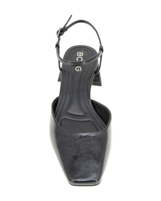 BCBGMAXAZRIA White Queenie Ankle Strap Pump