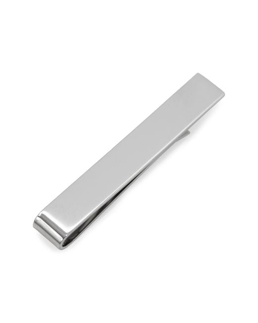 Cufflinks Inc. Metallic Let's Play Hidden Message Tie Bar for men