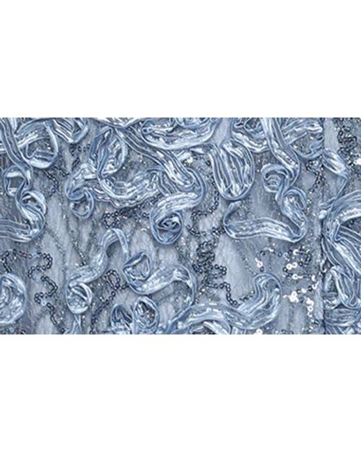 Alex Evenings Women's Blue Embellished Soutache A-Line Gown -  www.ice4pros.com.br