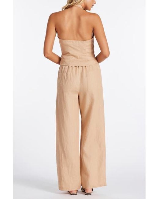 Bishop + Young Natural Positano Drawstring Pant