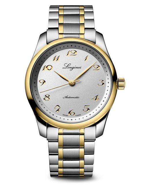 Longines Gray Master Collection Automatic Bracelet Watch, 40Mm for men
