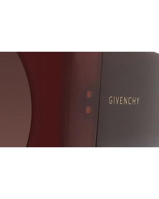 Givenchy Brown Cocoon 56Mm Round Sunglasses