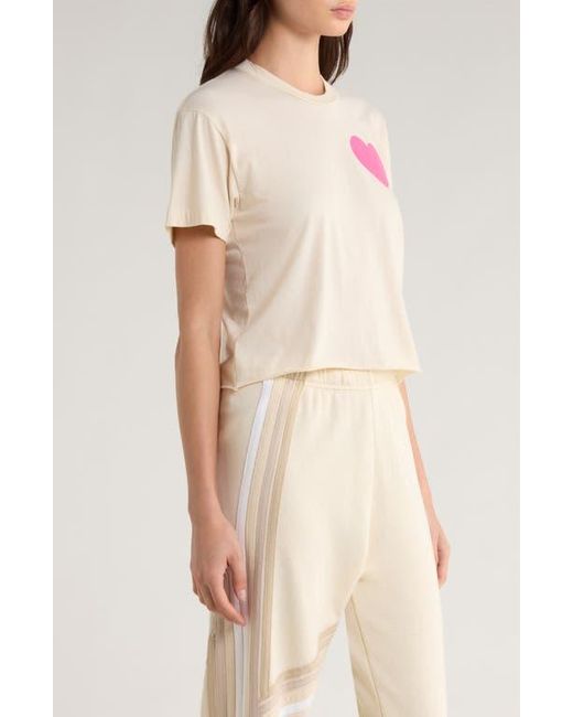 Aviator Nation Natural Heart Boyfriend T-Shirt