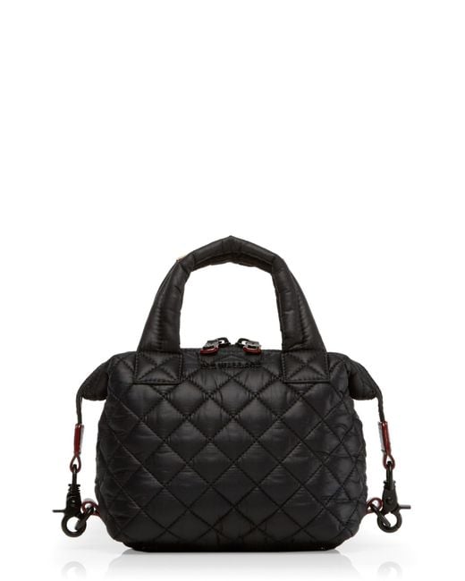 MZ Wallace Black Micro Sutton Tote