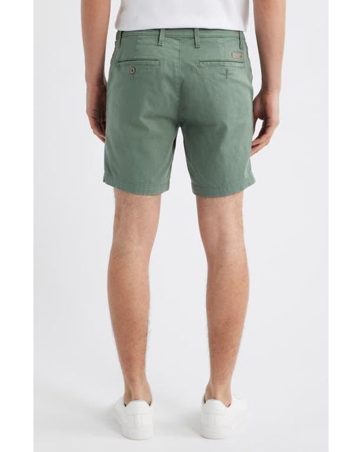 AG Jeans Green Cipher 7-Inch Chino Shorts for men