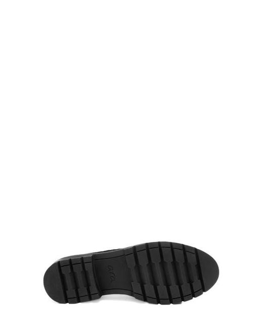 Ara Black Crescent Lug Penny Loafer